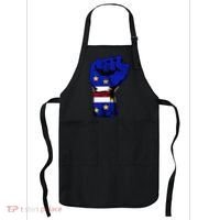 Cape Verde Cape Verdean Flag Power Handfist Cabo Pride Apron thumb 0