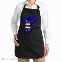 Cape Verde Cape Verdean Flag Power Handfist Cabo Pride Apron thumb 2