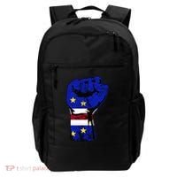 Cape Verde Cape Verdean Flag Power Handfist Cabo Pride Backpack thumb 0
