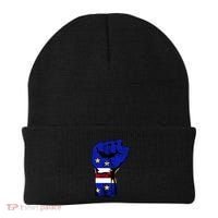 Cape Verde Cape Verdean Flag Power Handfist Cabo Pride Beanie thumb 0