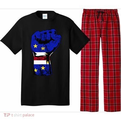 Cape Verde Cape Verdean Flag Power Handfist Cabo Pride Pajama Set