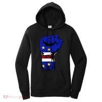 Cape Verde Cape Verdean Flag Power Handfist Cabo Pride Women's Hoodie thumb 0