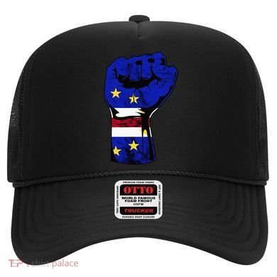 Cape Verde Cape Verdean Flag Power Handfist Cabo Pride Hat