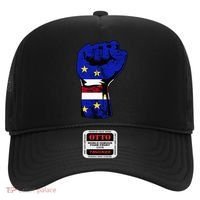 Cape Verde Cape Verdean Flag Power Handfist Cabo Pride Hat thumb 0
