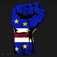 Cape Verde Cape Verdean Flag Power Handfist Cabo Pride Women's T-Shirt thumb 6