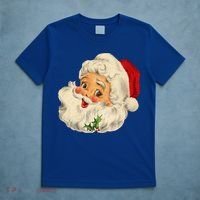 Cool Vintage Christmas Santa Claus Face Gift T-Shirt thumb 5