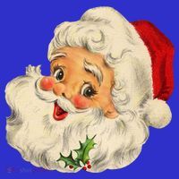 Cool Vintage Christmas Santa Claus Face Gift T-Shirt thumb 7