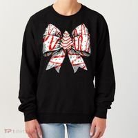 Christmas Vibes Coquette Bow Christmas Tree Cake Gift Women's Sweatshirt thumb 0