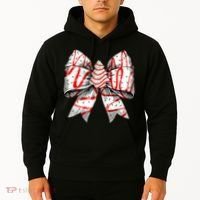 Christmas Vibes Coquette Bow Christmas Tree Cake Gift Hoodie thumb 2