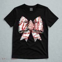 Christmas Vibes Coquette Bow Christmas Tree Cake Gift T-Shirt thumb 5