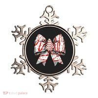 Christmas Vibes Coquette Bow Christmas Tree Cake Gift Ornament thumb 0