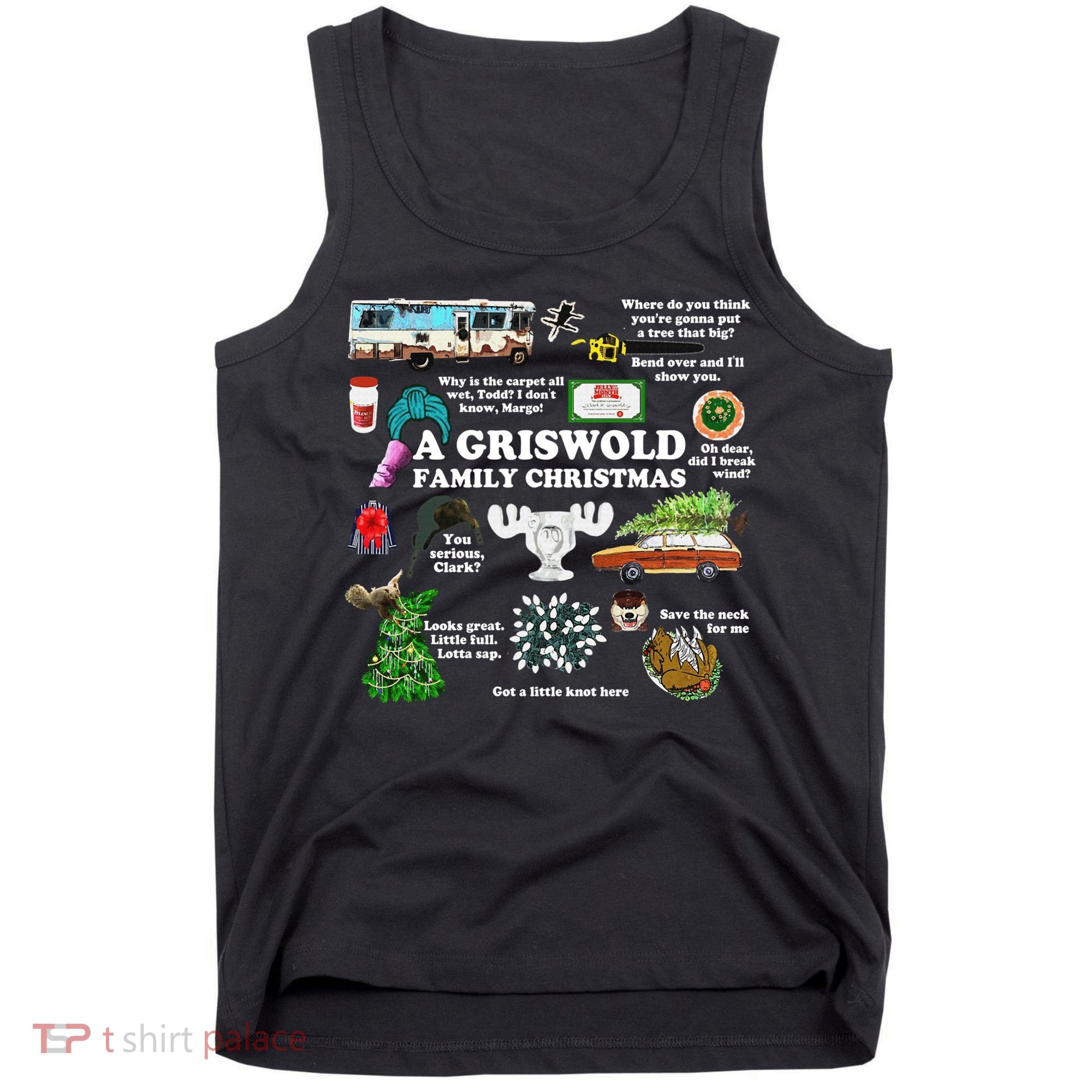 Christmas Vacation Collage Premium Scoop Christmas Family Christmas Classic Tank Top