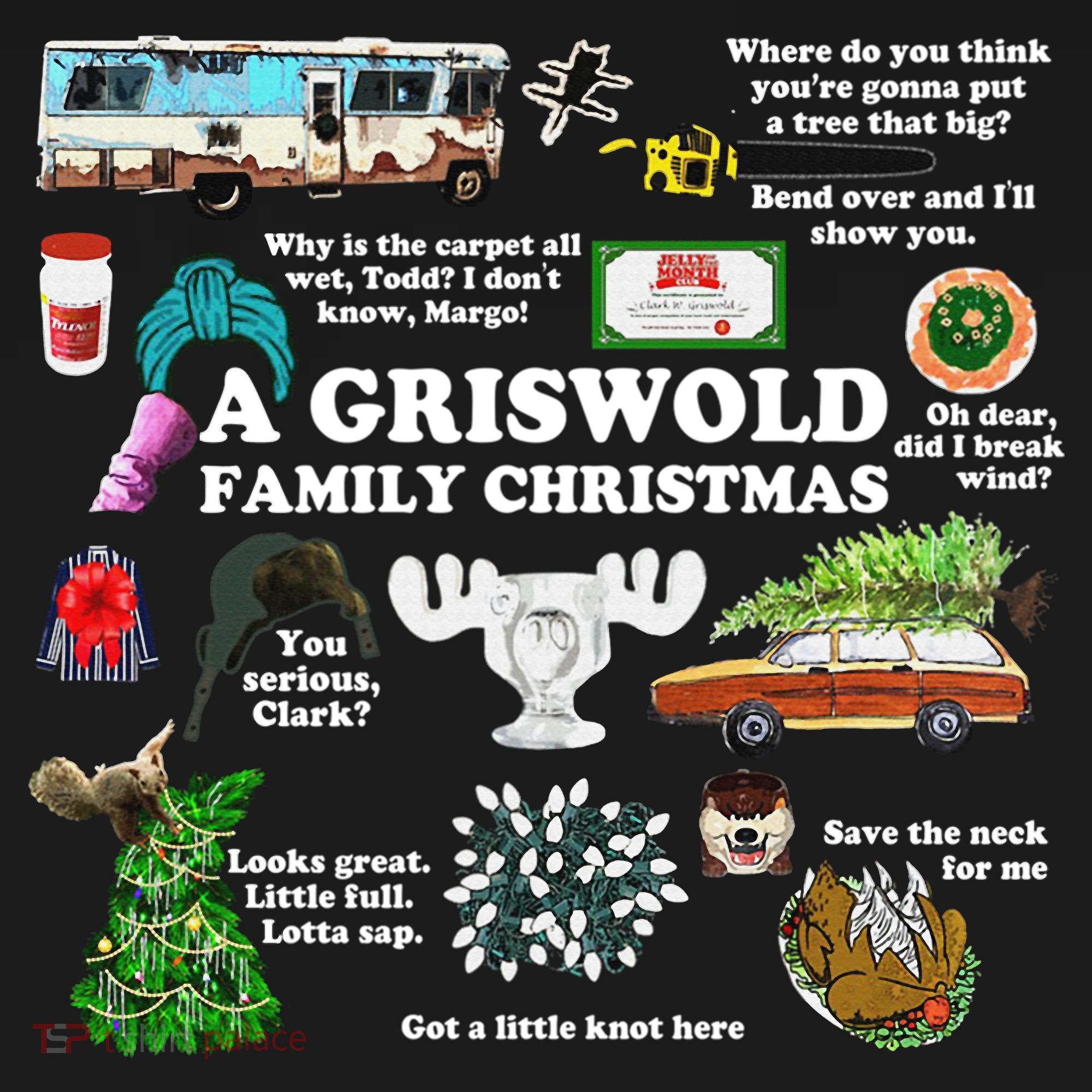 Christmas Vacation Collage Premium Scoop Christmas Family Christmas Classic Tank Top