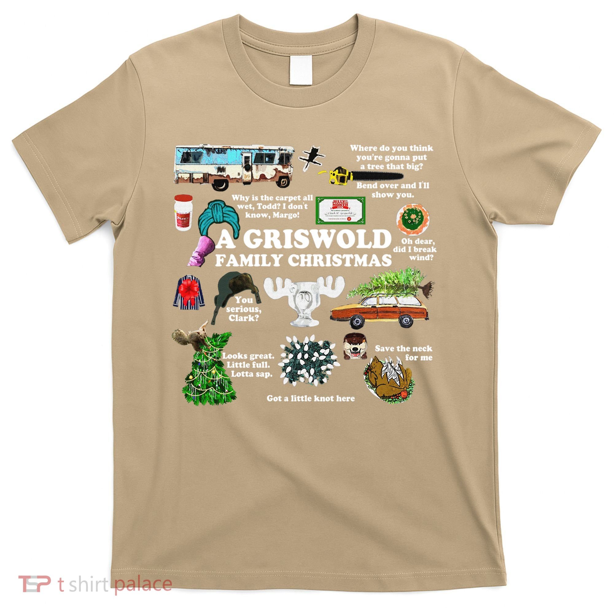 Christmas Vacation Collage Premium Scoop Christmas Family Christmas Classic T-Shirt