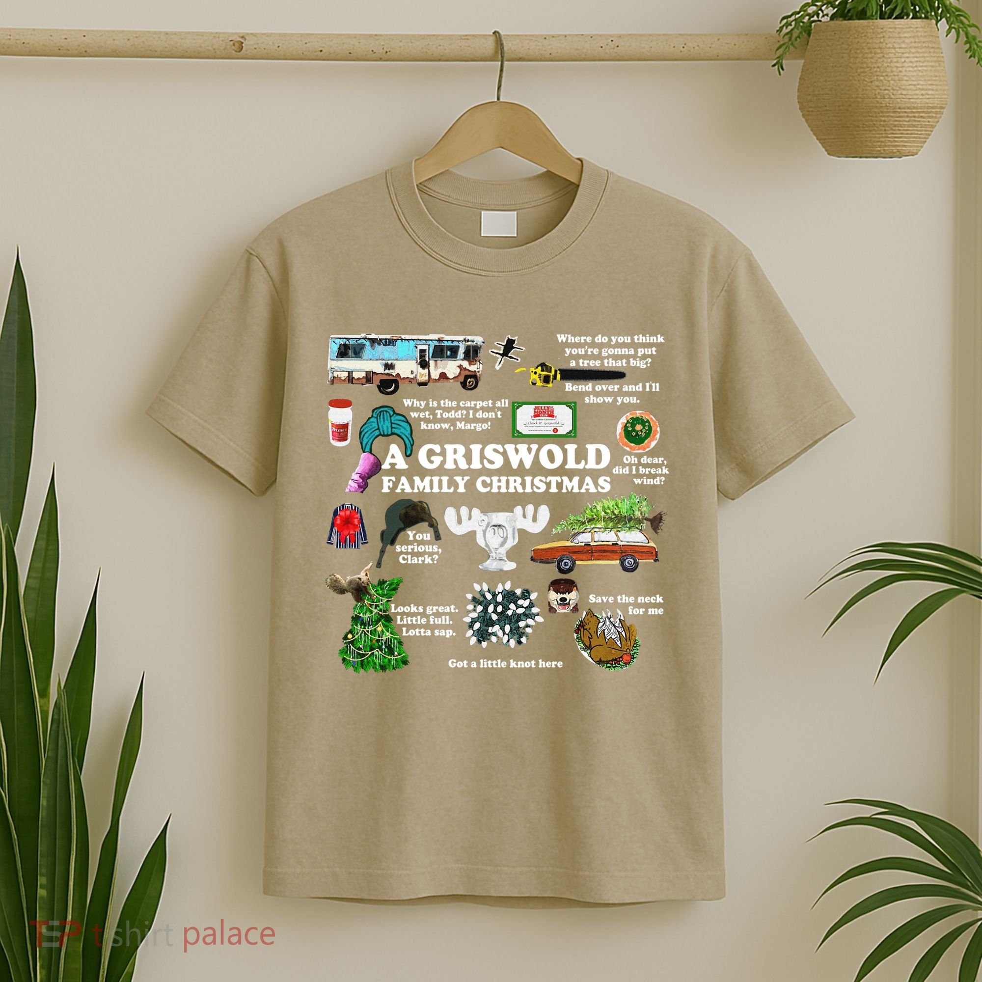 Christmas Vacation Collage Premium Scoop Christmas Family Christmas Classic T-Shirt