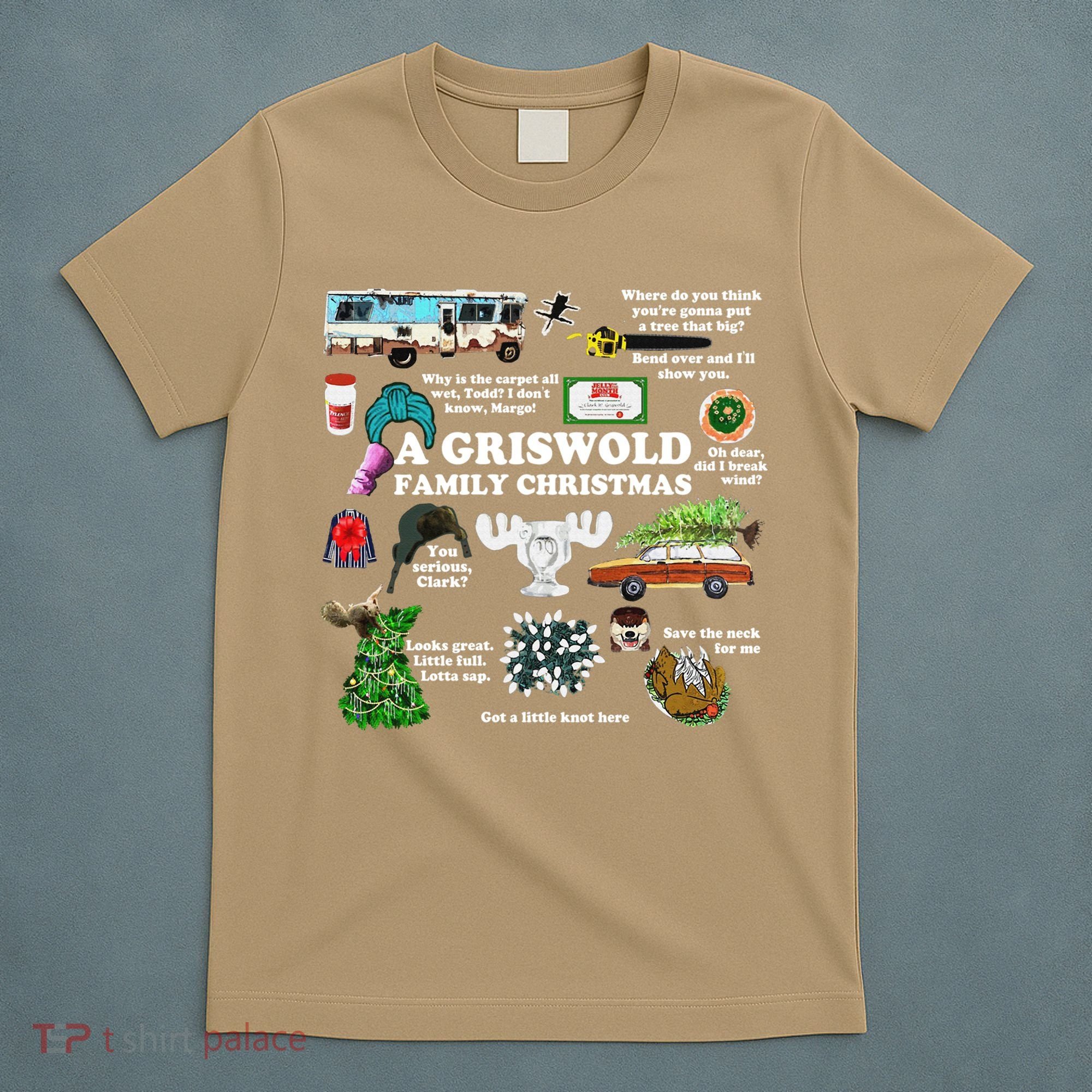 Christmas Vacation Collage Premium Scoop Christmas Family Christmas Classic T-Shirt