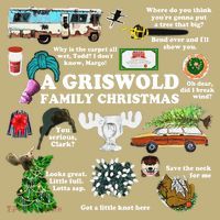 Christmas Vacation Collage Premium Scoop Christmas Family Christmas Classic Polo thumb 2