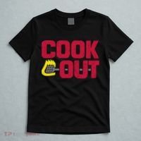 Cookout Vintage Chalk Texture Red Gray T-Shirt thumb 5