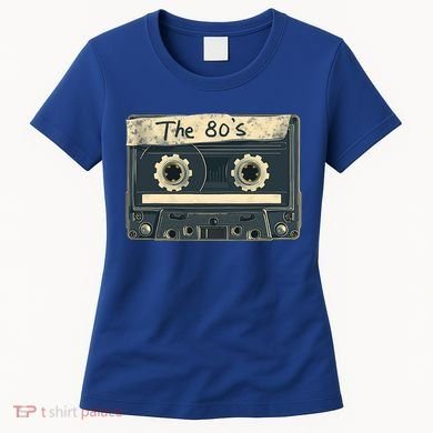 Classic Vintage Cassette Tape 90s 80s Nostalgic Mots Gift Women's T-Shirt