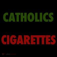 Catholics Vs Cigarettes Coaster thumb 2