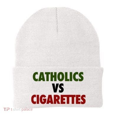Catholics Vs Cigarettes Beanie