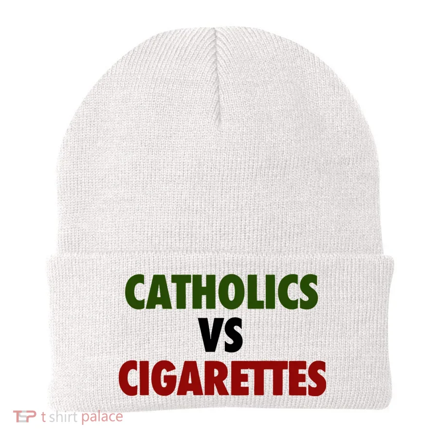 Catholics Vs Cigarettes Beanie