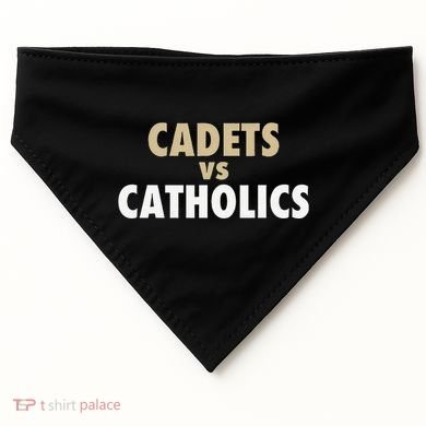 Cadets Vs. Catholics USA-Made Doggie Bandana