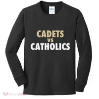 Cadets Vs. Catholics Kids Long Sleeve Shirt thumb 0