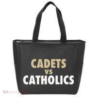 Cadets Vs. Catholics Tote Bag thumb 0