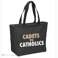 Cadets Vs. Catholics Tote Bag thumb 2