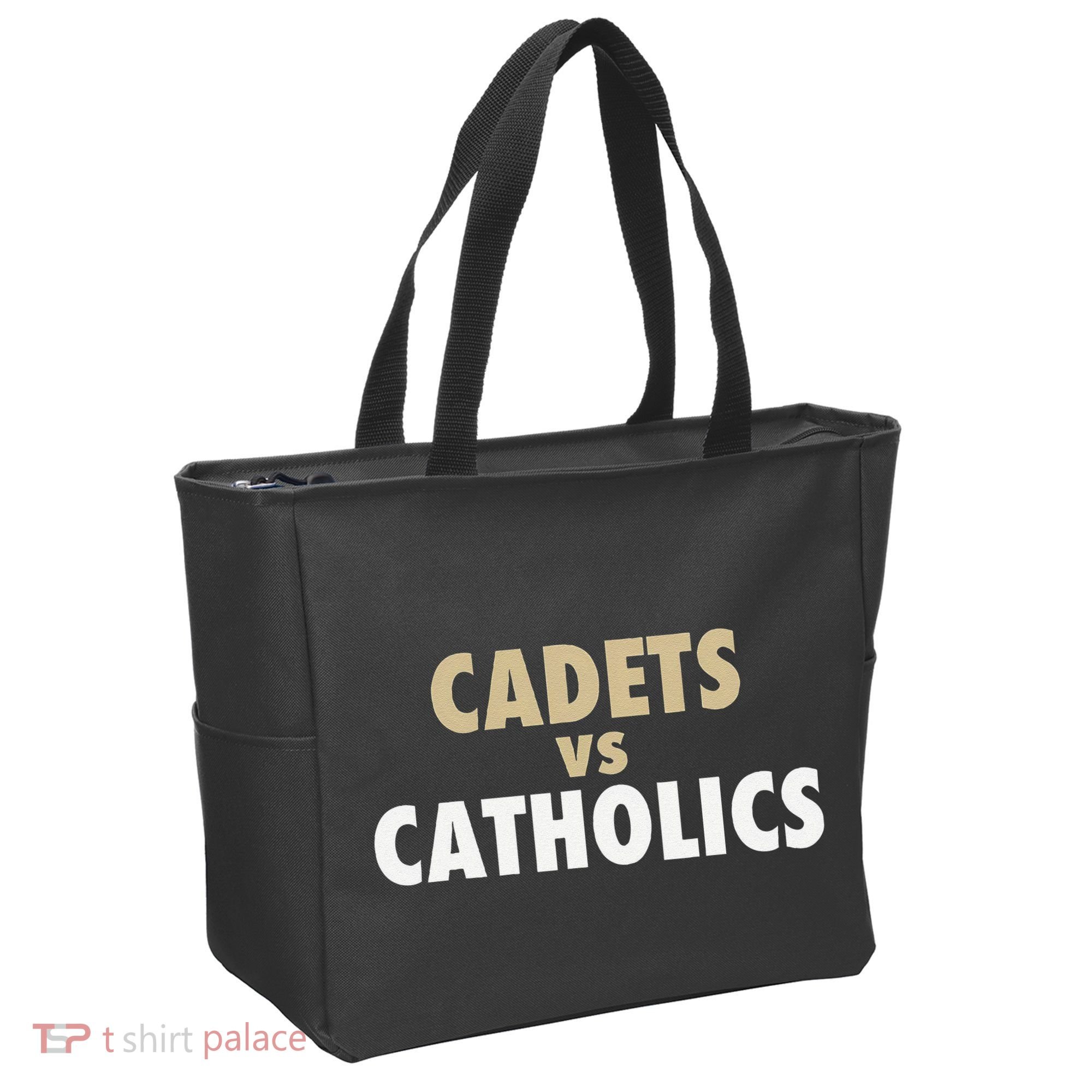 Cadets Vs. Catholics Tote Bag