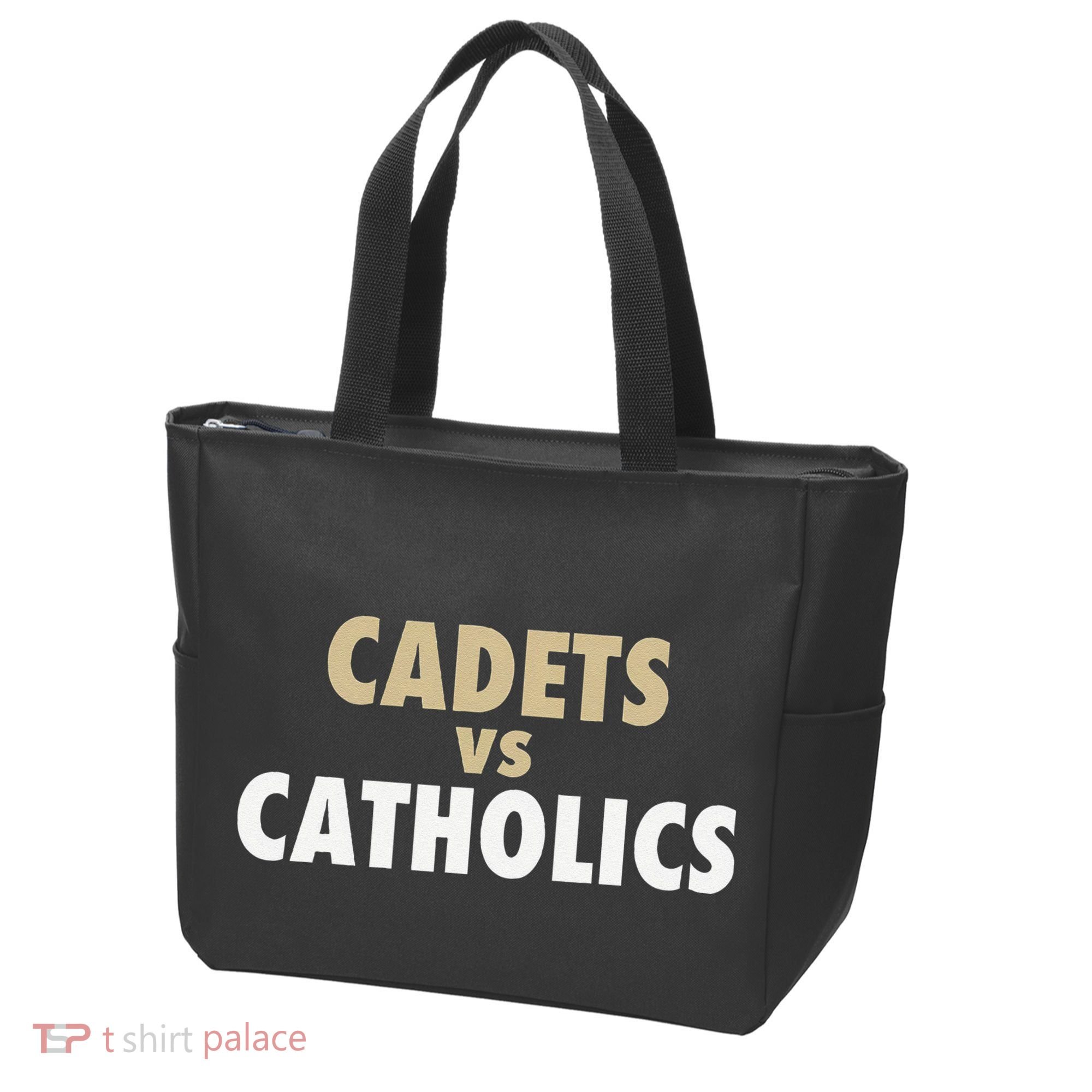 Cadets Vs. Catholics Tote Bag