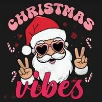Christmas Vibes Women's Hoodie thumb 2