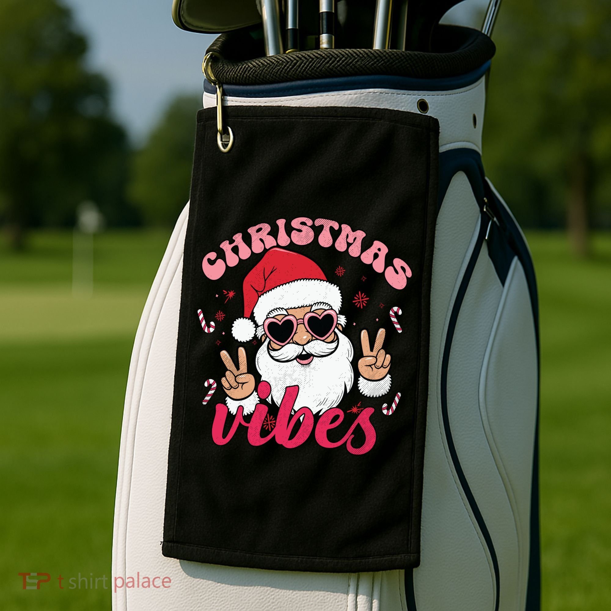 Christmas Vibes Golf Towel