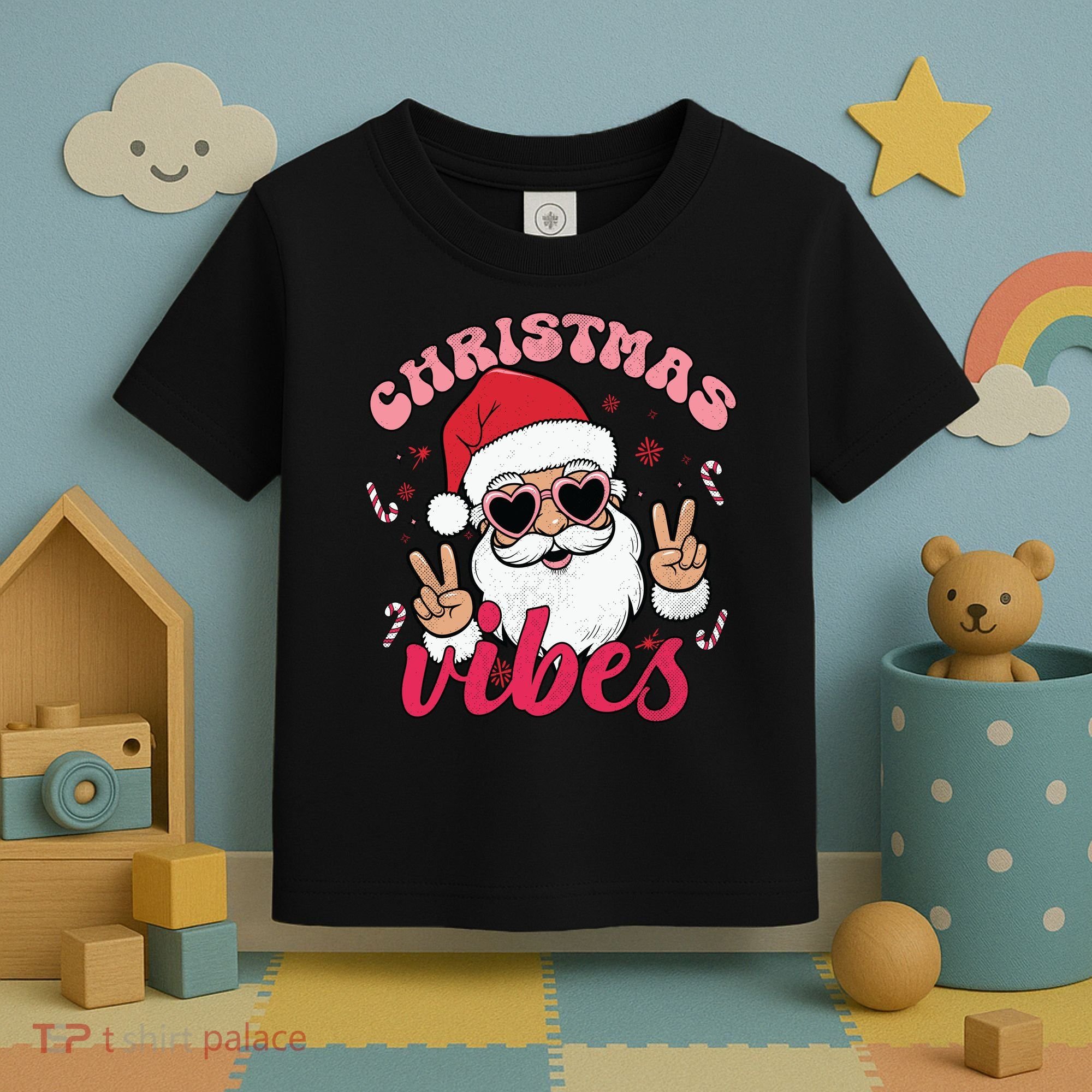Christmas Vibes Toddler T-Shirt