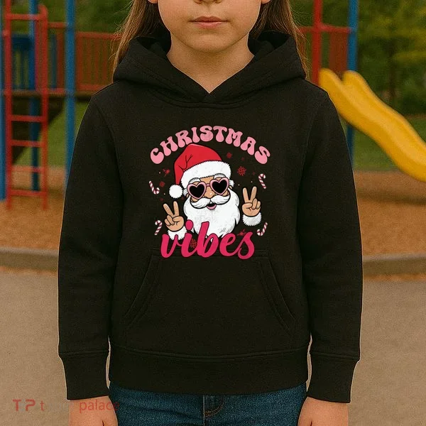 Christmas Vibes Kids Hoodie