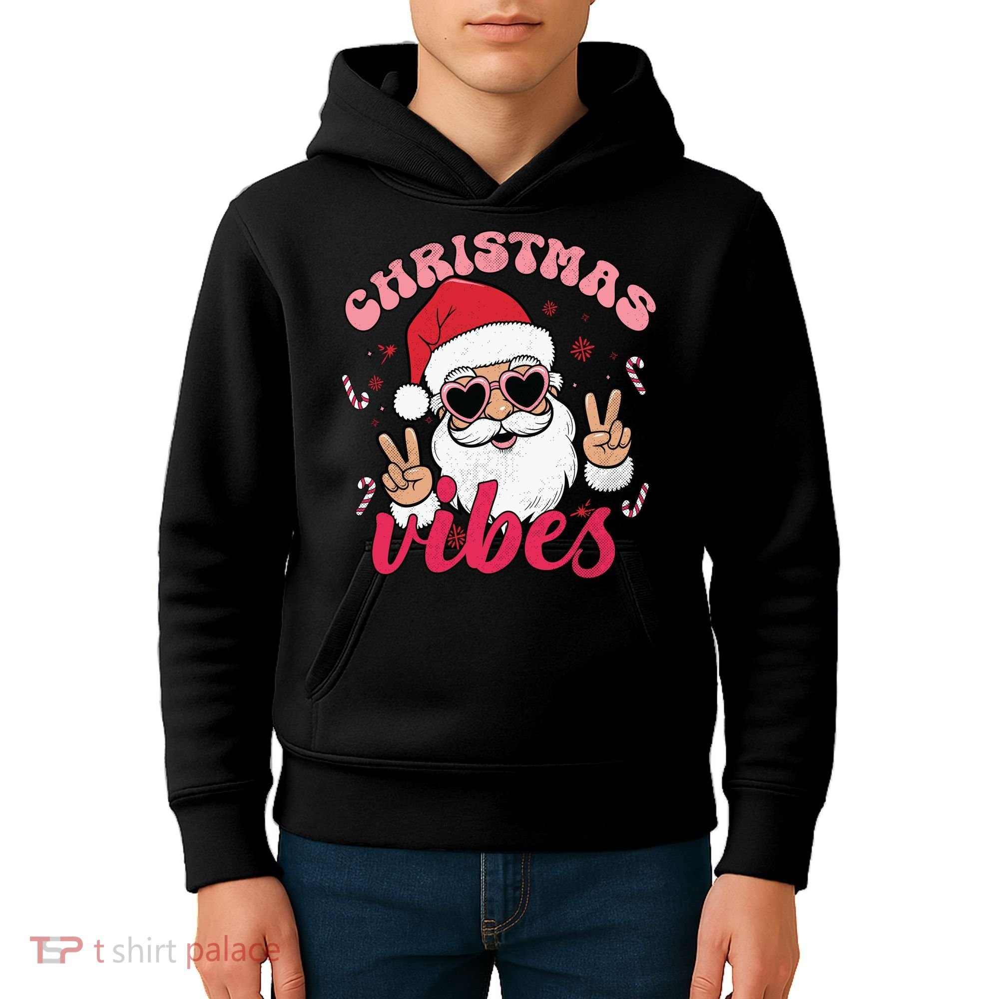 Christmas Vibes Kids Hoodie