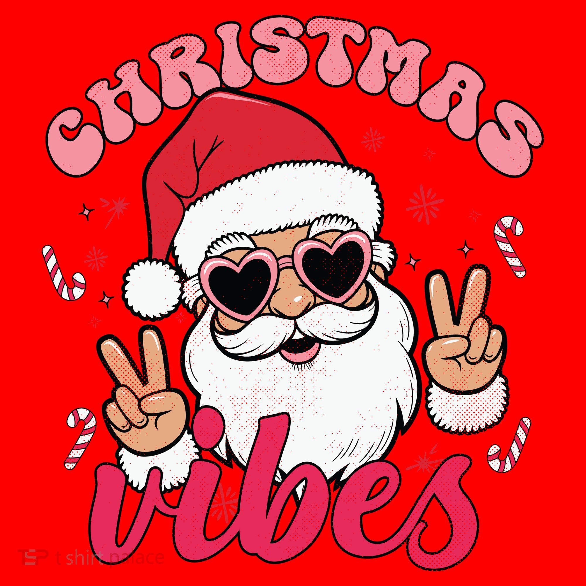 Christmas Vibes Santa Hat