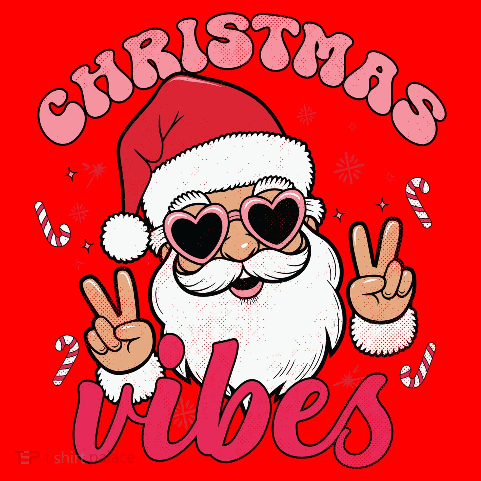 Christmas Vibes Santa Hat