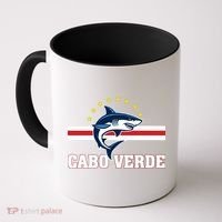 Cabo Verde Day Shark Country Flag Proud Fan Coffee Mug thumb 0