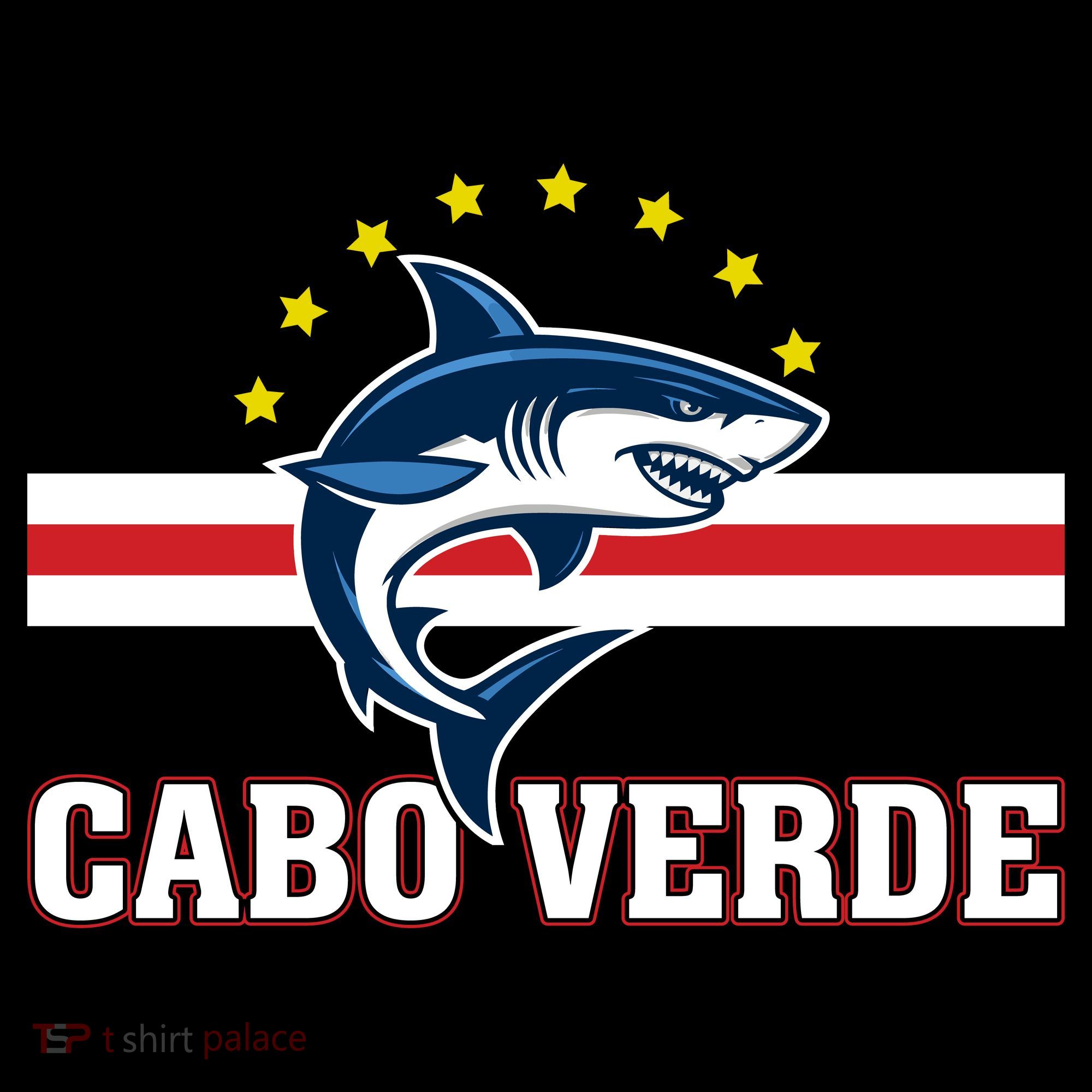 Cabo Verde Day Shark Country Flag Proud Fan Coffee Mug