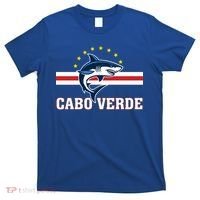 Cabo Verde Day Shark Country Flag Proud Fan T-Shirt thumb 0