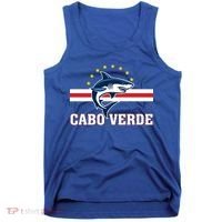 Cabo Verde Day Shark Country Flag Proud Fan Tank Top thumb 0