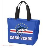 Cabo Verde Day Shark Country Flag Proud Fan Tote Bag thumb 3