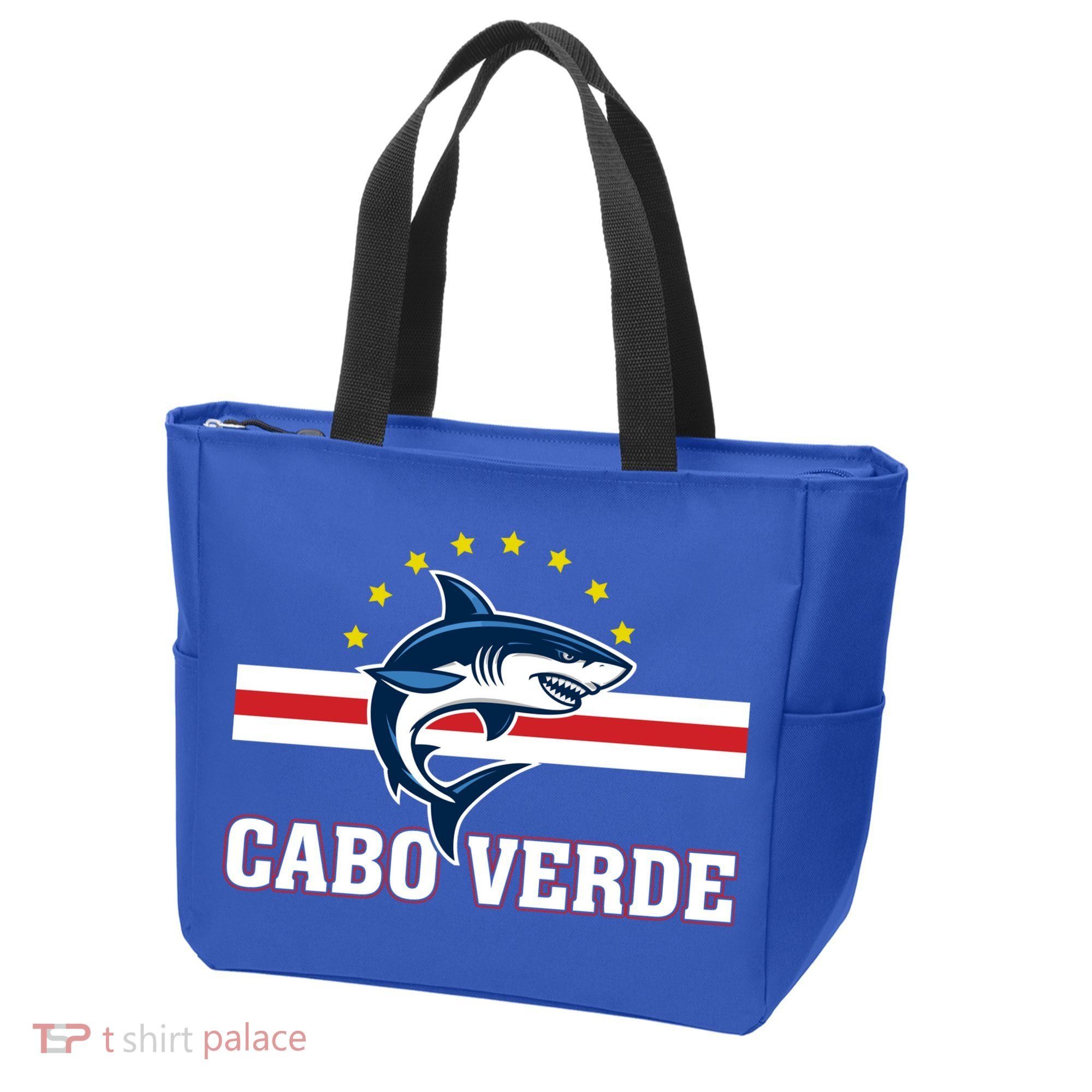 Cabo Verde Day Shark Country Flag Proud Fan Tote Bag