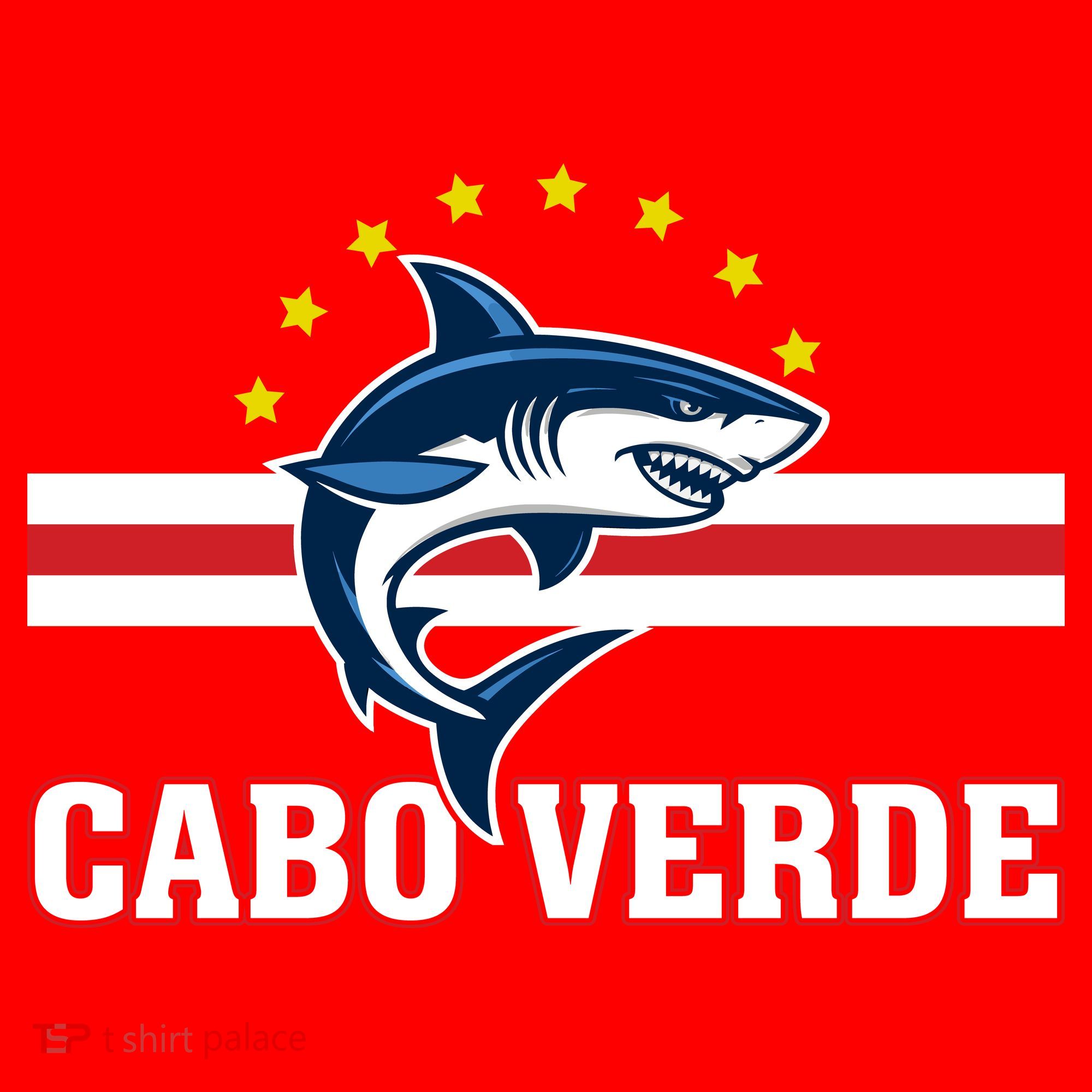 Cabo Verde Day Shark Country Flag Proud Fan Santa Hat