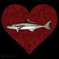 Cobia Valentines Day Fish Love Fingerprint Gift Coffee Mug thumb 5