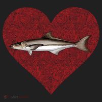 Cobia Valentines Day Fish Love Fingerprint Gift Hat thumb 2
