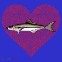 Cobia Valentines Day Fish Love Fingerprint Gift Women's Tank Top thumb 5