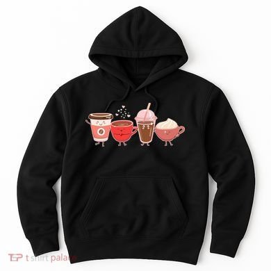 Cute Valentine Day Coffee Lover Hoodie